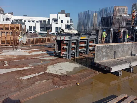 77 Boulevard By Bam, Jumeirah Village Circle construction progress — 24 March 2026, 18.00% complete, photo 3 of 5