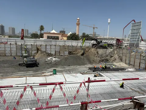 Ход строительства Emerge Residences, Meydan Avenue — 14 апреля 2026, готовность 2,36%, снимок 4 из 5