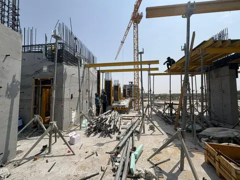 Emerge Residences, Meydan Avenue construction progress — 2 September 2026, 21.13% complete, photo 2 of 6