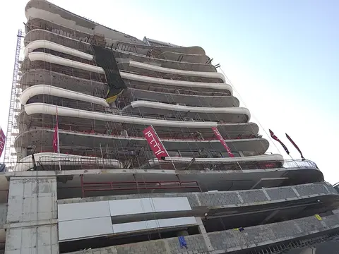 Ход строительства Beach Walk Grand, Dubai Islands — 10 августа 2026, готовность 53,22%, снимок 3 из 9