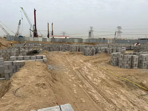 Ход строительства Riverside Views Marine 3, DAMAC Riverside Views — 10 апреля 2026, готовность 9.82%, снимок 3 из 8