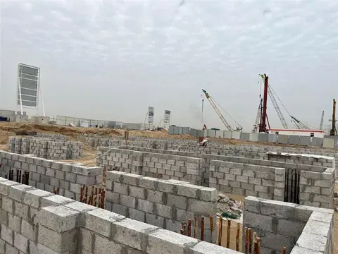 Ход строительства Riverside Views Marine 3, DAMAC Riverside Views — 10 апреля 2026, готовность 9.82%, снимок 2 из 8