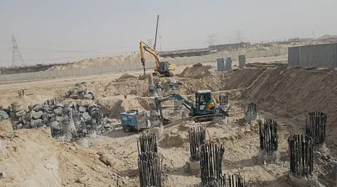 Ход строительства Riverside Views Marine 4, DAMAC Riverside Views — 11 ноября 2025, готовность 7.00%, снимок 2 из 12