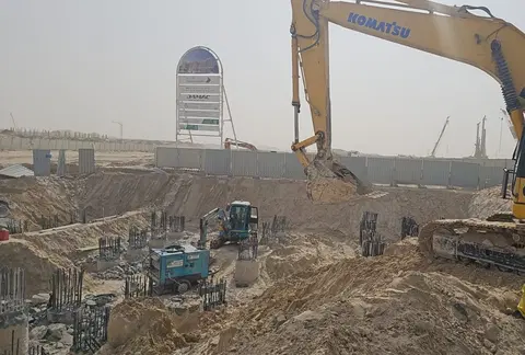 Ход строительства Riverside Views Marine 4, DAMAC Riverside Views — 11 ноября 2025, готовность 7.00%, снимок 3 из 12