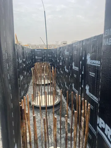 Ход строительства Riverside Views Marine 4, DAMAC Riverside Views — 10 апреля 2026, готовность 9.17%, снимок 2 из 14