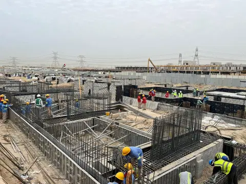 Ход строительства Riverside Views Marine 4, DAMAC Riverside Views — 10 апреля 2026, готовность 9.17%, снимок 1 из 14