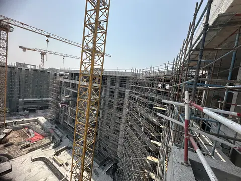 Beachfront Gates 2, Dubai South Residential District construction progress — 14 July 2026, 41.73% complete, photo 9 of 9