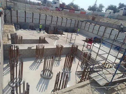 Terra Heights, Expo Living construction progress — 21 April 2026, 3.36% complete, photo 3 of 6