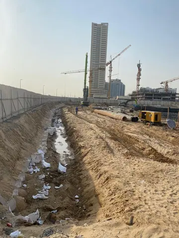 Peace Lagoons 2, DubaiLand Residence Complex construction progress — 23 October 2025, 1.03% complete, photo 2 of 3