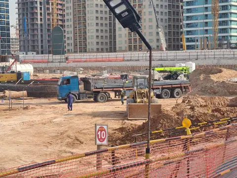 Peace Lagoons 2, DubaiLand Residence Complex construction progress — 23 April 2026, 4.04% complete, photo 4 of 4