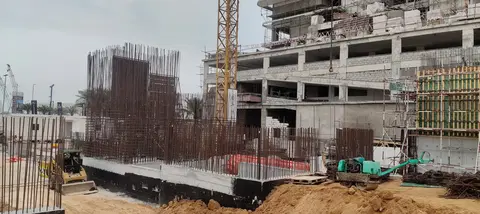 Whitecliffs Residences, Dubai Islands construction progress — 23 March 2026, 6.49% complete, photo 5 of 5