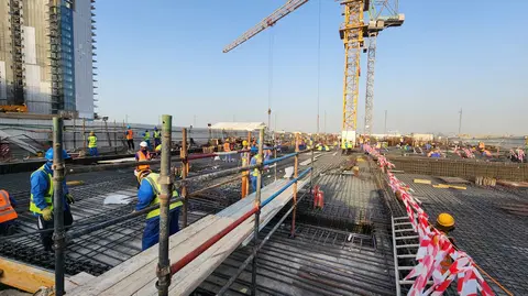 Ход строительства LIV Maritime, Maritime City — 4 февраля 2026, готовность 11.00%, снимок 5 из 5
