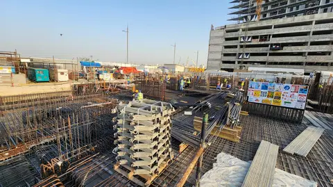 Ход строительства LIV Maritime, Maritime City — 4 февраля 2026, готовность 11.00%, снимок 1 из 5