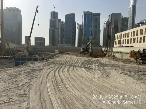Ход строительства Rove Home Dubai Marina, Dubai Marina — 30 июля 2025, готовность 2.92%, снимок 2 из 10