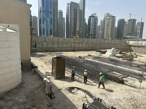 Ход строительства Rove Home Dubai Marina, Dubai Marina — 30 июля 2025, готовность 2.92%, снимок 5 из 10