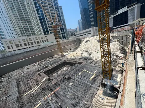 Ход строительства Rove Home Dubai Marina, Dubai Marina — 6 июля 2026, готовность 7,80%, снимок 1 из 4