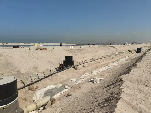 Ход строительства Palm Jebel Ali - Frond D, Palm Jebel Ali — 14 ноября 2025, готовность 1.01%, снимок 1 из 6