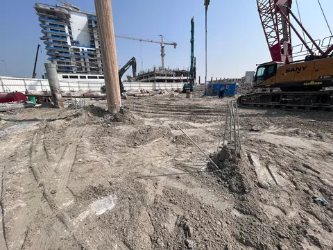 Ход строительства Esme' Beach Residences, Dubai Islands — 30 октября 2025, готовность 3.72%, снимок 2 из 10