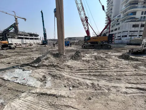Ход строительства Esme' Beach Residences, Dubai Islands — 30 октября 2025, готовность 3.72%, снимок 5 из 10