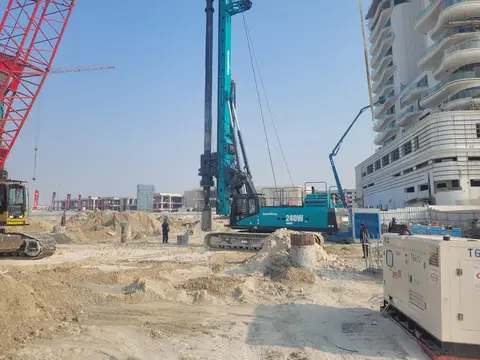 Ход строительства Esme' Beach Residences, Dubai Islands — 30 октября 2025, готовность 3.72%, снимок 4 из 10
