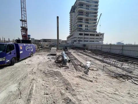 Ход строительства Esme' Beach Residences, Dubai Islands — 30 октября 2025, готовность 3.72%, снимок 1 из 10