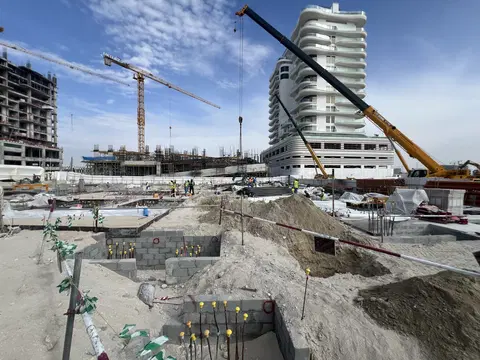 Esme' Beach Residences, Dubai Islands construction progress — 14 April 2026, 6.02% complete, photo 3 of 4