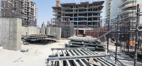 Ход строительства Esme' Beach Residences, Dubai Islands — 3 сентября 2026, готовность 14.42%, снимок 1 из 5