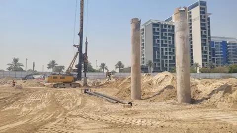 Ход строительства Hillsedge, Dubai Hills Estate — 1 июля 2025, готовность 2.48%, снимок 4 из 4