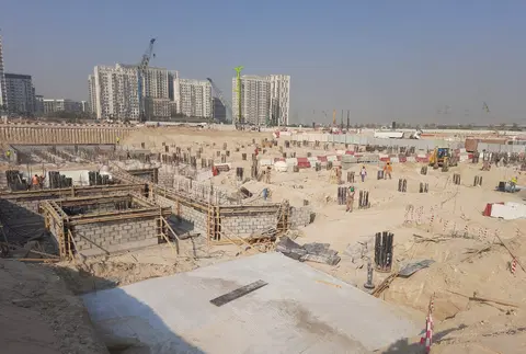 Ход строительства Hillsedge, Dubai Hills Estate — 5 ноября 2025, готовность 5.02%, снимок 3 из 3
