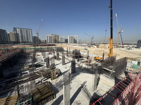 Ход строительства Hillsedge, Dubai Hills Estate — 17 марта 2026, готовность 14.84%, снимок 2 из 8