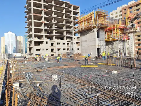 Ход строительства Vega Residence, Sports City — 27 апреля 2026, готовность 15.11%, снимок 3 из 14