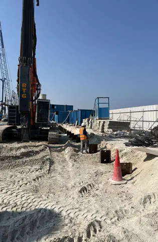 Orise by Beyond, Jumeirah Peninsula Bay construction progress — 24 October 2025, 4.22% complete, photo 1 of 6