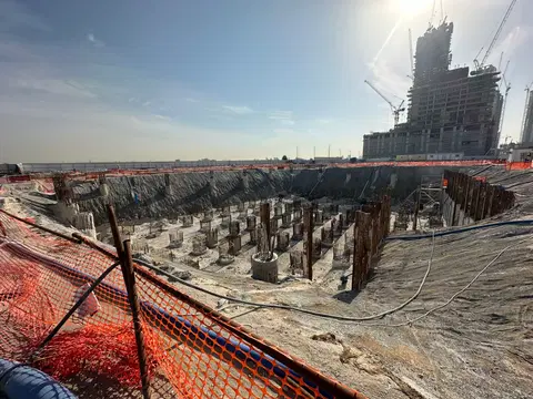 Orise by Beyond, Jumeirah Peninsula Bay construction progress — 28 January 2026, 5.99% complete, photo 5 of 10