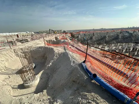 Orise by Beyond, Jumeirah Peninsula Bay construction progress — 28 January 2026, 5.99% complete, photo 2 of 10