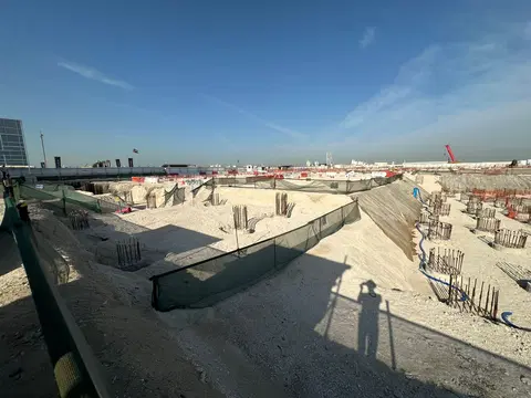 Orise by Beyond, Jumeirah Peninsula Bay construction progress — 28 January 2026, 5.99% complete, photo 4 of 10