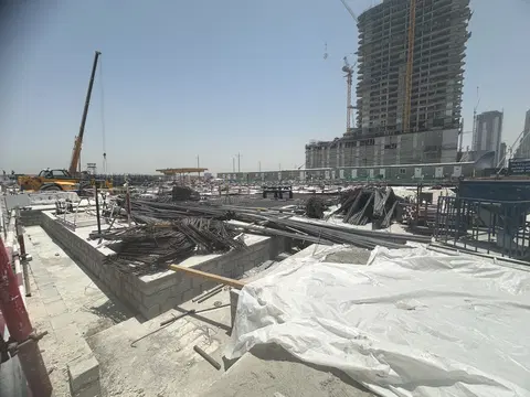 Orise by Beyond, Jumeirah Peninsula Bay construction progress — 7 May 2026, 8.61% complete, photo 5 of 5