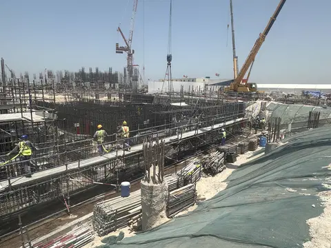 Orise by Beyond, Jumeirah Peninsula Bay construction progress — 7 May 2026, 8.61% complete, photo 4 of 5