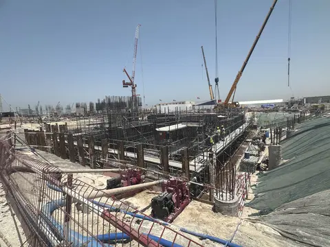 Orise by Beyond, Jumeirah Peninsula Bay construction progress — 7 May 2026, 8.61% complete, photo 3 of 5