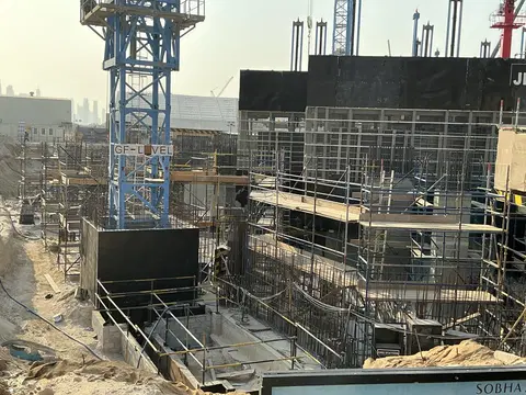 Ход строительства Skyvue Stellar, Sobha Hartland 2 — 30 июля 2026, готовность 10,54%, снимок 1 из 6