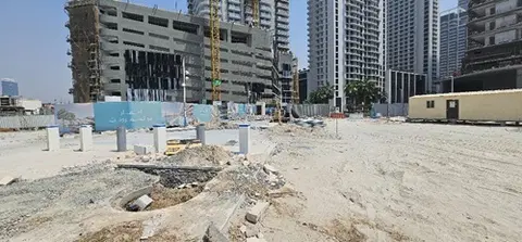Ход строительства The Bristol Emaar Beachfront, Dubai Marina — 17 июля 2025, готовность 0.06%, снимок 3 из 10