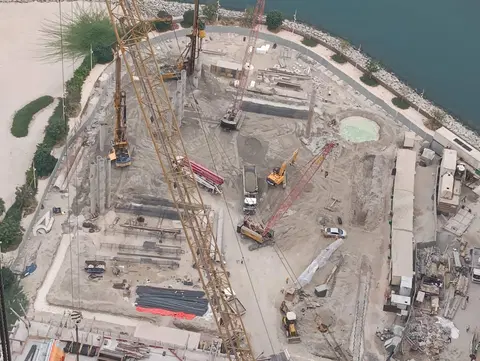 Ход строительства The Bristol Emaar Beachfront, Dubai Marina — 4 декабря 2025, готовность 0.60%, снимок 3 из 6