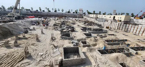 Flora Isle, Dubai Islands construction progress — 15 July 2026, 7.19% complete, photo 5 of 6
