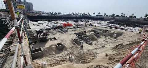 Flora Isle, Dubai Islands construction progress — 15 July 2026, 7.19% complete, photo 3 of 6