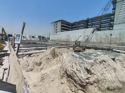 Ход строительства Guzel Towers, JVT District 1 — 24 июля 2026, готовность 6,96%, снимок 4 из 4