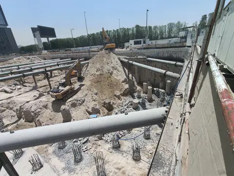 Ход строительства Guzel Towers, JVT District 1 — 24 июля 2026, готовность 6,96%, снимок 2 из 4