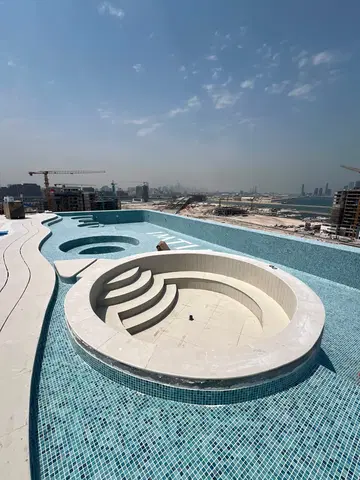 Sunset Bay, Dubai Islands construction progress — 4 August 2026, 78.04% complete, photo 8 of 13