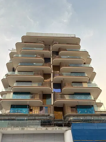 Sunset Bay, Dubai Islands construction progress — 4 August 2026, 78.04% complete, photo 5 of 13