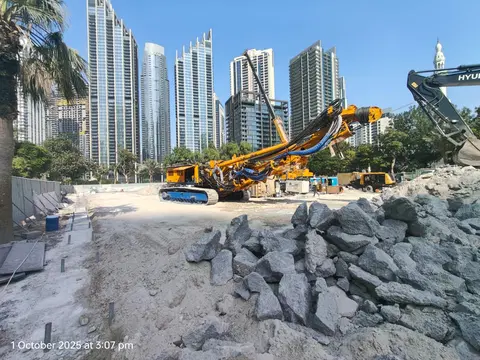 Ход строительства Elire Tower, Business Bay — 1 октября 2025, готовность 0.11%, снимок 2 из 6
