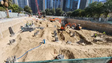 Ход строительства Elire Tower, Business Bay — 3 февраля 2026, готовность 5.36%, снимок 1 из 10