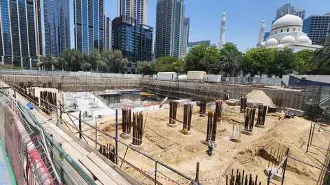 Ход строительства Elire Tower, Business Bay — 7 мая 2026, готовность 6.94%, снимок 4 из 10